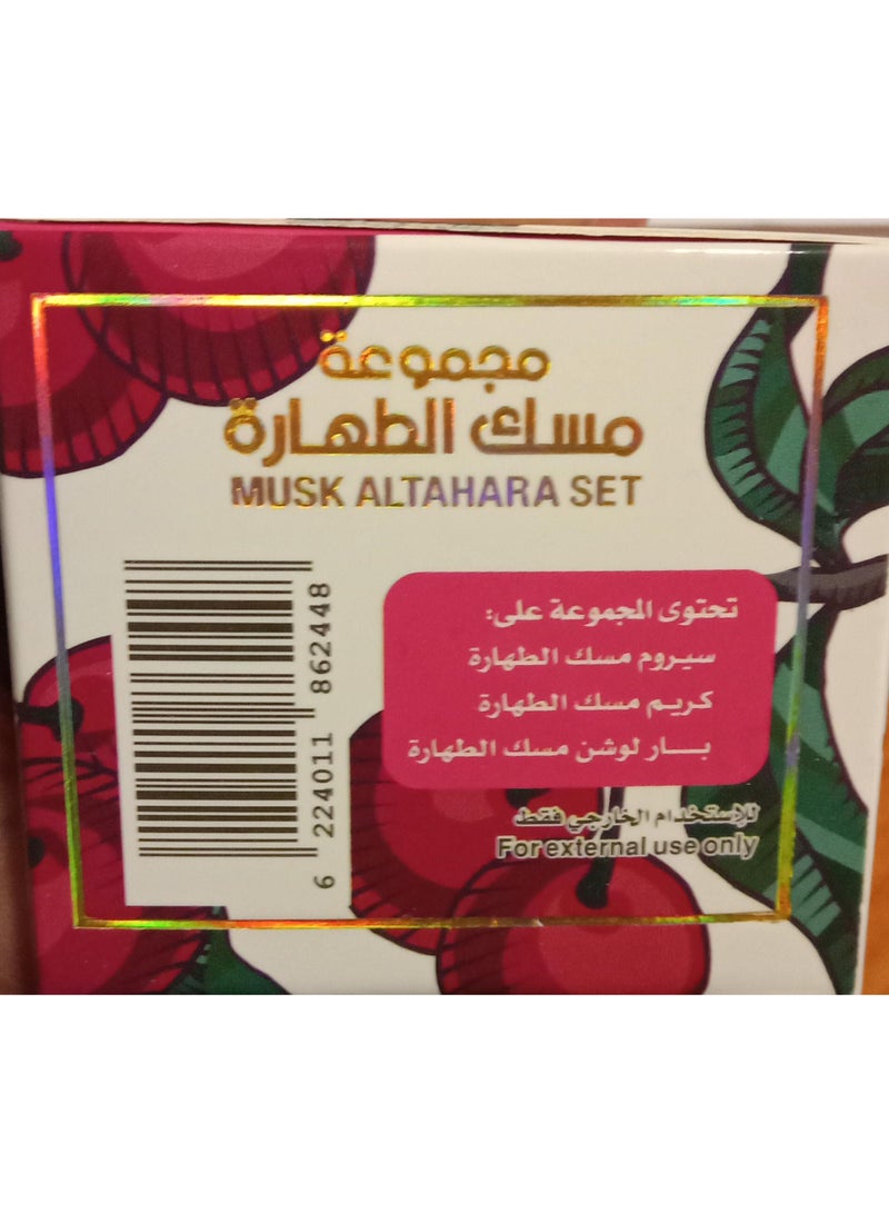 مجموعة مسك طهارة أركان العود من 3 قطع عناية شخصية كاملة انتعاش أصلي رائحة كريز - Image 2